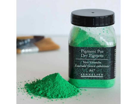 Pigmento SENNELIER Tintas Frasco de 180g verde Veronese