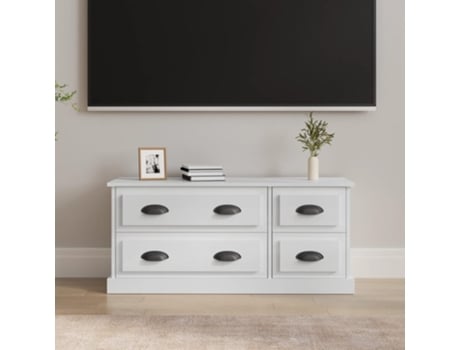 Mueble De Tv VIDAXL Blanco Madera contrachapada (100x35,5x45 cm )