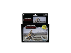 Set de figuras Speeder Bike Scout Trooper y Grogu The Mandalorian Star Wars 9,5 cm