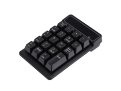 Teclado Numérico Inalámbrico De 2,4 Ghz, Mini, Portátil, 19 Teclas, Suspendido, Color Negro