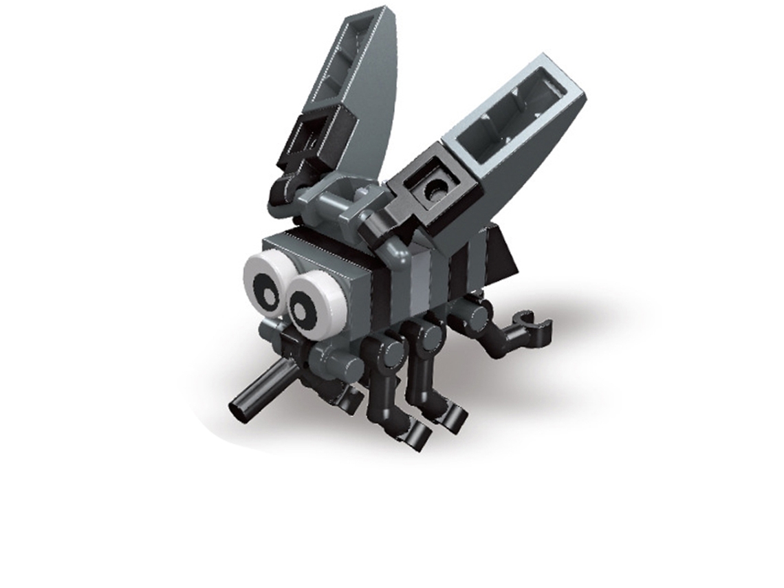 (estilo 10) Bloques De Construcción Educativos Insectos Compatibles Con Material Abs Lego, No Requieren Pilas