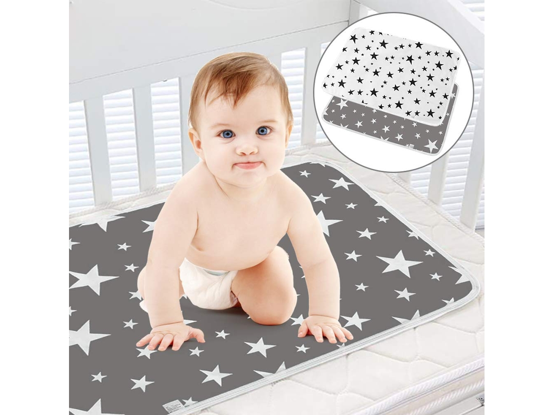 Cambiador de pañales portátil, impermeable, protector de cama, tapete de juego