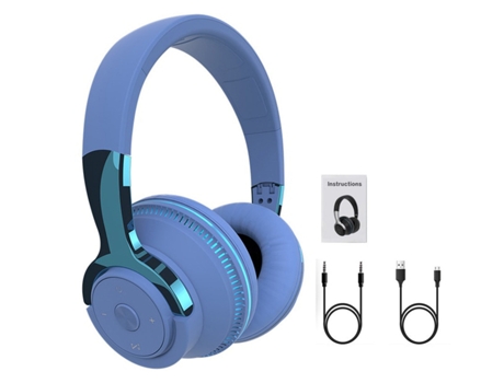 Auriculares Auriculares Usb Wireo Inalámbrico Wireo Sound Inalámbrico con Auriculares con Coloridos Auriculares Pc de Luz Ligera