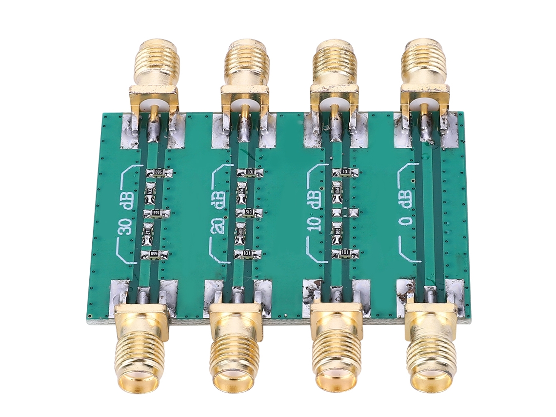 Atenuador De Rf Fijo De Cc A 4,0 Ghz Con Módulo De Cabezal Sma Hembra Doble, 50 Ω, 23 Dbm.