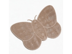 Alfombrilla Antideslizante Para Baño Con Diseño De Mariposa, 35×53 Cm (color Café) Czhhmart