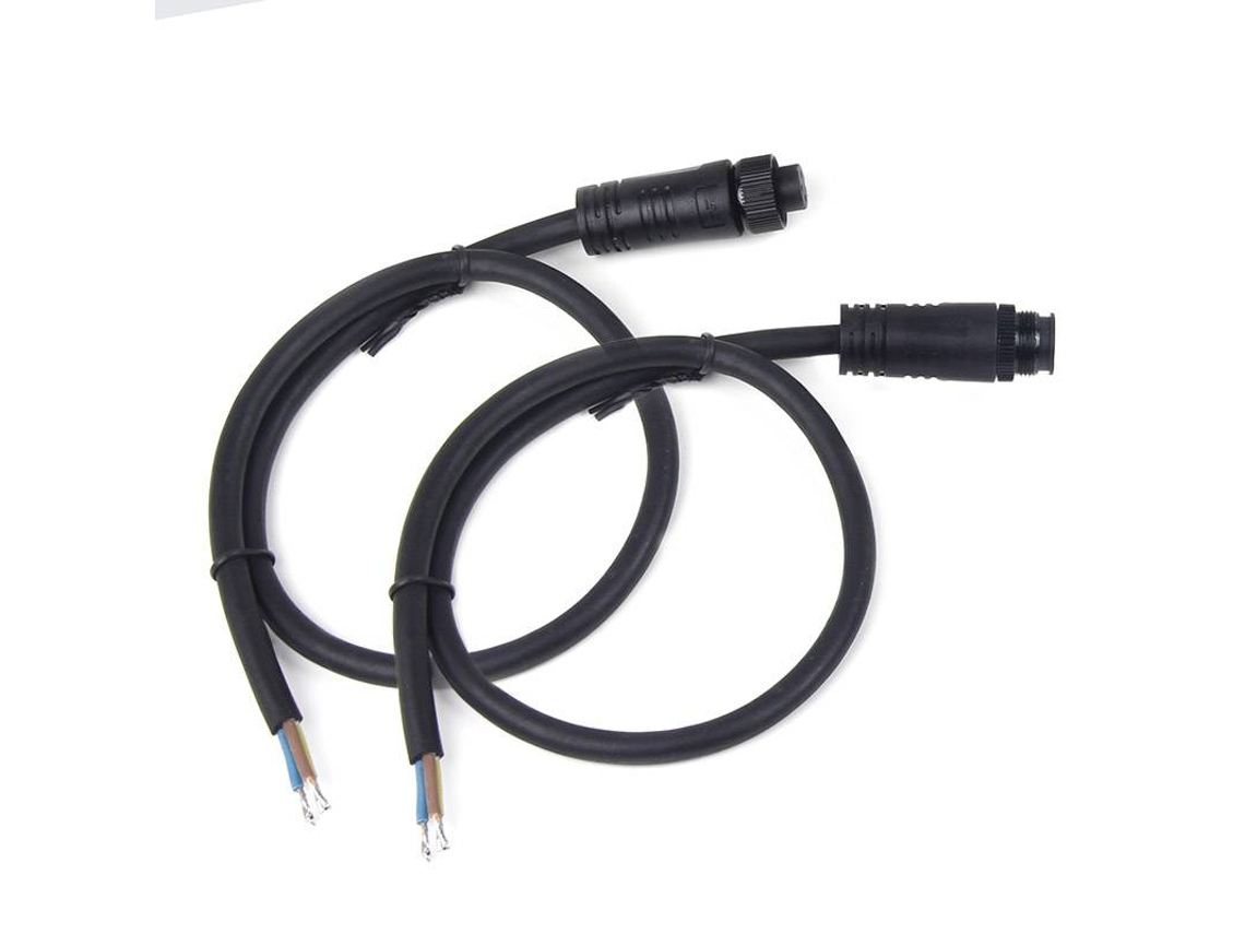 Set de Cables Con Conector Macho + Hembra 2 Cables Ip68 LEDBOX