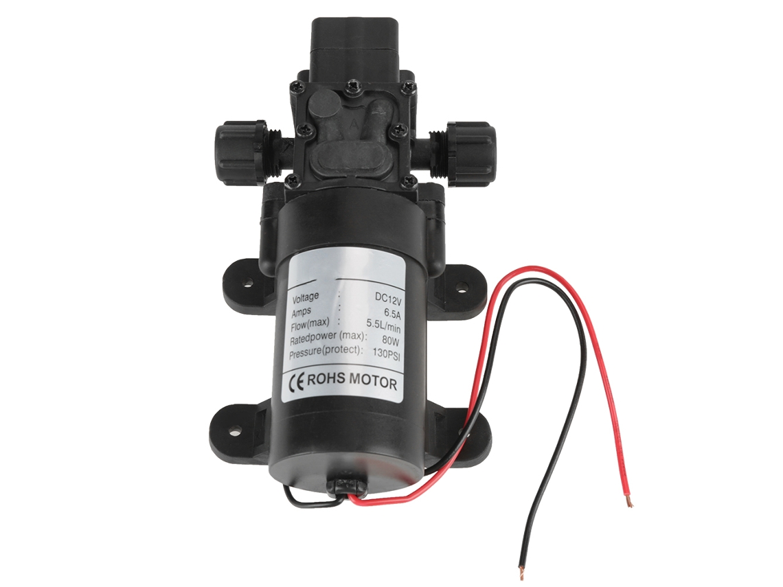 2026velora-bomba De Agua Autoadsorbente De Diafragma 12v 80w 5.5l/min Con Interruptor De Presión