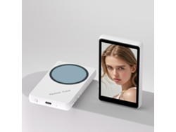 Monitor Inalámbrico Para Selfies Con Monitor Magnético Para Cámara Trasera C91 (botón De Foto - Blanco) Czhhmart
