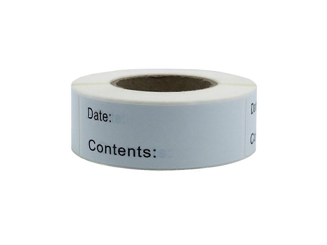 Etiquetas Adhesivas Para Recipientes De Almacenamiento De Alimentos, Adhesivos Para Fecha Y Contenido, Etiquetas Removibles Para Caja De Nevera Webake