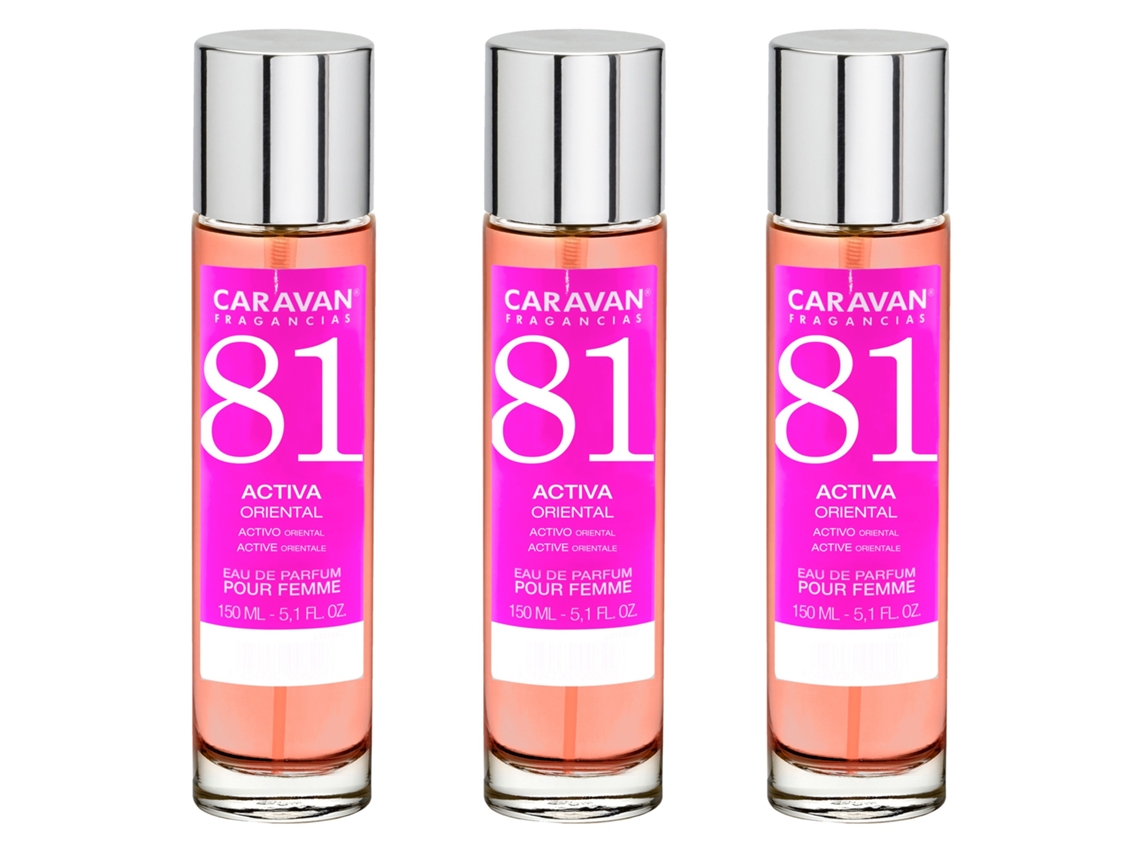 3x Perfume de Mujer Nº81 150ml CARAVAN
