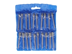 Juego De 20 Brocas De Esmerilado Con Vástago Universal De 1/8 De Pulgada Para Pulido Y Grabado En Proyectos De Bricolaje.