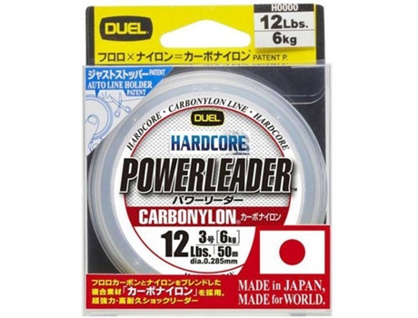 Línea de Pesca de fluorcarbono DUEL Hardcore Powerleader Cn (0.810 mm - 0,30 mm)