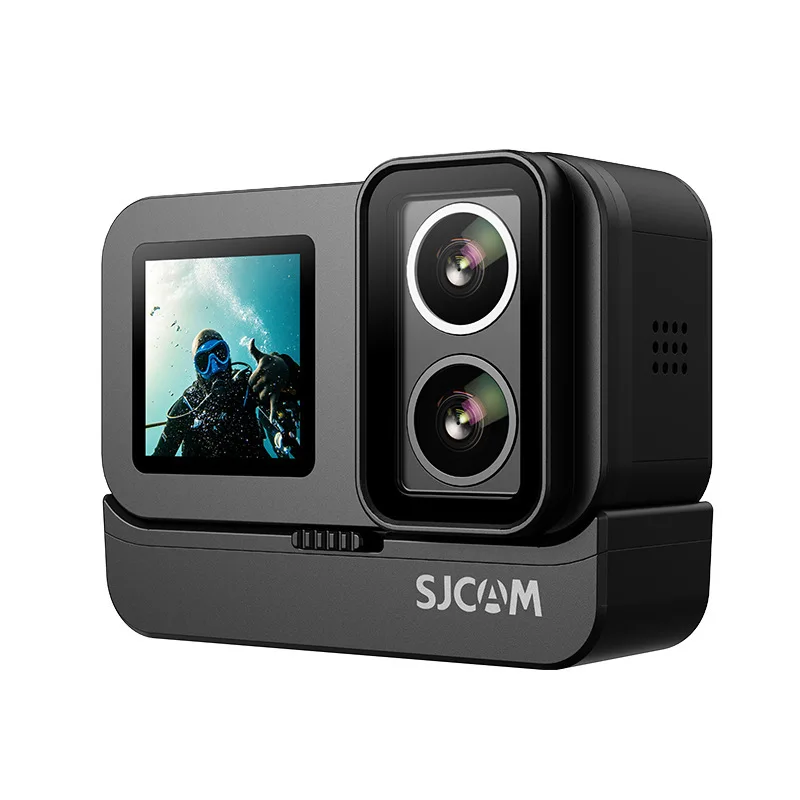 (Edición estándar de 64 g) Cámara de acción con doble lente y visión nocturna 4K Ultra HD.