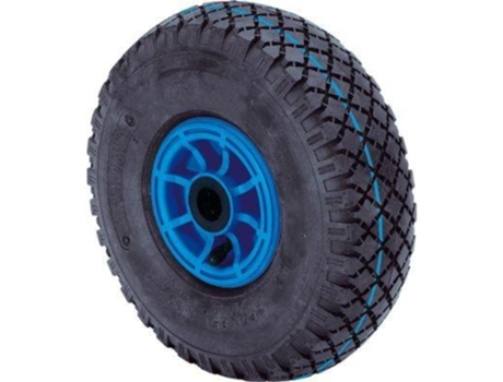 Rueda neumatica ripr260-20-75 nucleo poliamix azul eje rodillos ALEX