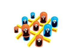 Dan26-juego De Mesa Big Eat Small Interesante Práctico De Plástico Para Hogar Y Oficina Blue Orange 5777‑26