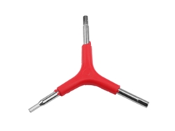 Rebe-chave Hexagonal De Três Vias Portátil Leve Para Manutenção E Reparo De Bicicletas