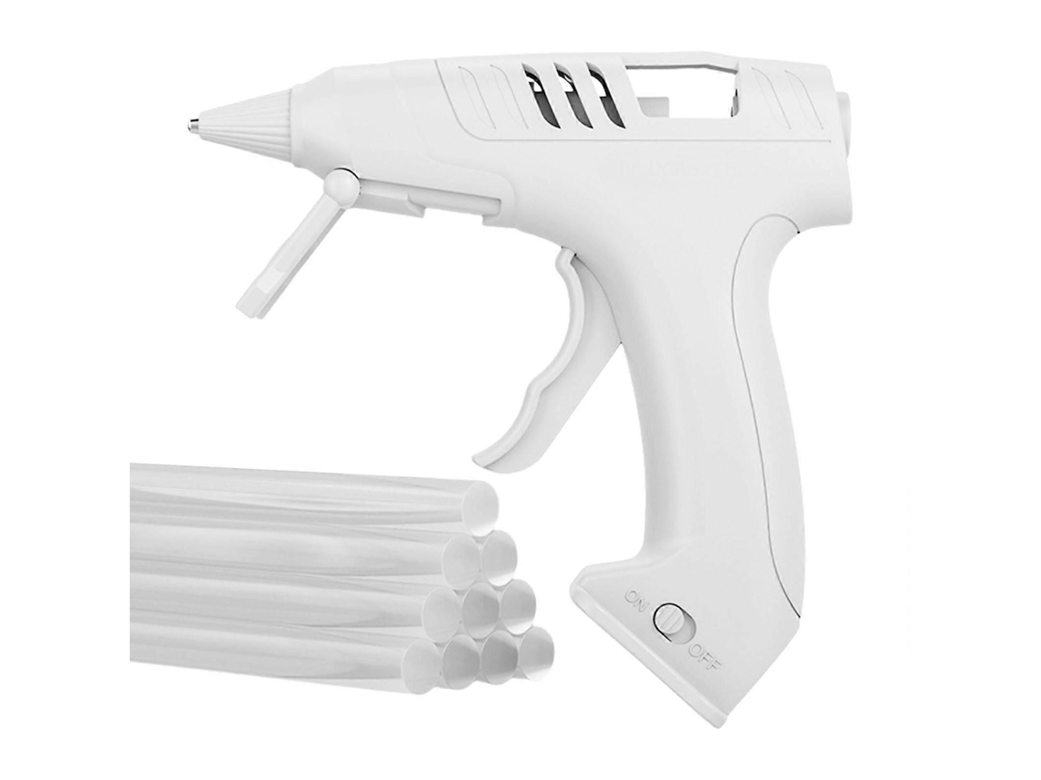Pistolas de pegamento inalámbricas con alimentación USB, ciclo de calentamiento de 10 segundos, apagado automático de seguridad, diseño ergonómico y pegamentos GOKOCO.