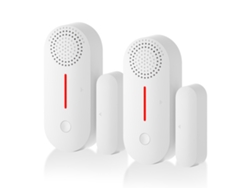 Rebe-alarma De Puerta Y Ventana Inalámbrica Con Sensor Magnético Wifi Control App Tuya Seguridad Hogar Garage Apartamento Fácil Instalación