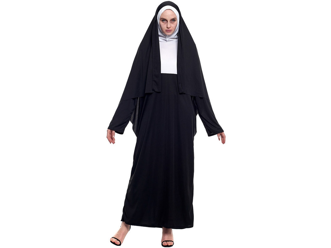 Disfraz de Mujer PARTILANDIA monja negra (Tam.: S)