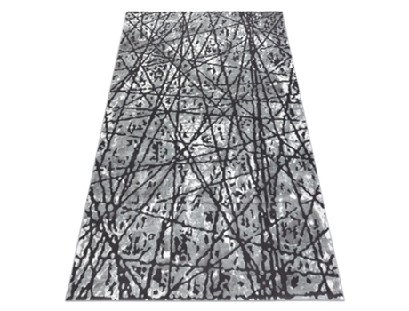 Alfombra Zara 0W7053 P50 140 - Structural Dos Niveles de Vellón Gris (240 x 340 cm)