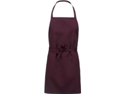 Delantal KARIBAN Liso (Rojo - Poliéster - 77 x 66 cm)