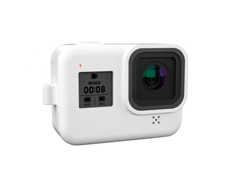 Funda de Silicona SLOWMOOSE para Gopro Hero Cámara de Acción Blanco