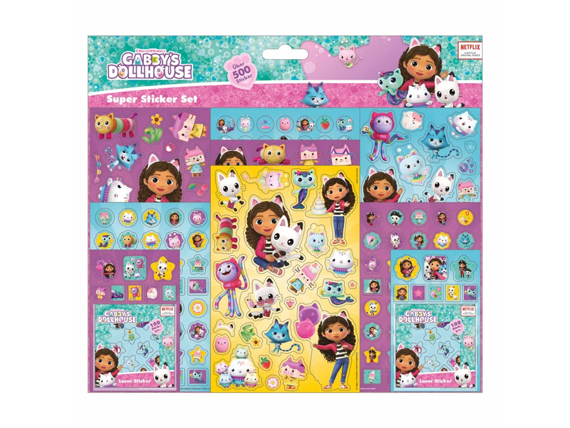 Juego de súper pegatinas de Gabbys Dollhouse Undercover