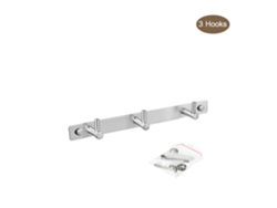 Gancho De Pared De Acero Inoxidable De Alta Resistencia Con 3 Ganchos Para El Hogar, Dormitorio, Cocina, Baño Y Garaje.