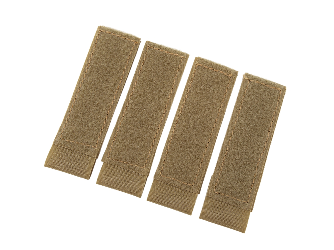 2026-4 Piezas Parche De Gancho Y Velcro Para Chaleco Molle Adhesivo De Nylon Para Entrenamiento Caza Tiro Juegos Color Caqui