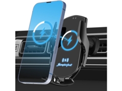 Cargador Coche Inalámbrico Fijación Carga Para Apple Yemaesre No Específico Negro