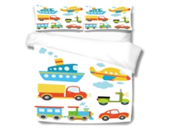 Juego de edredón y almohadas de 3 piezas de 140x200cm, almohadas de 50x75cm x 2 para un dormitorio confortable