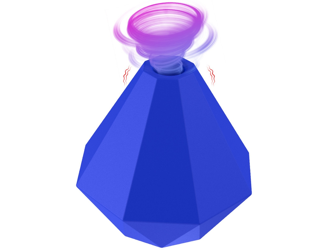 Vibrador De Masaje De Succin De Diamante Para Mujer (azul)