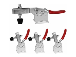 Juego De 4 Abrazaderas De Sujeción Verticales Con Base Horizontal Gh-201-b Capacidad 90 Kg