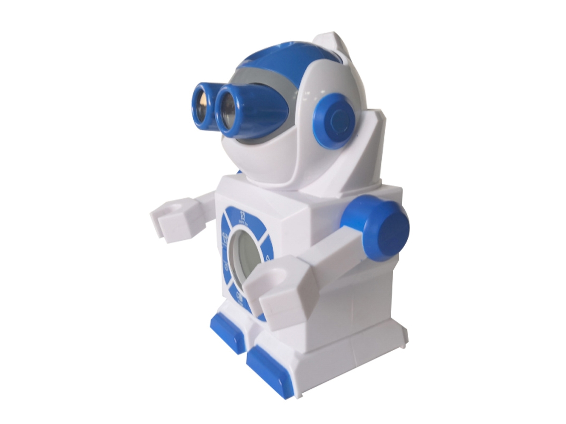 Reloj despertador robot con proyector - Espacio creativo