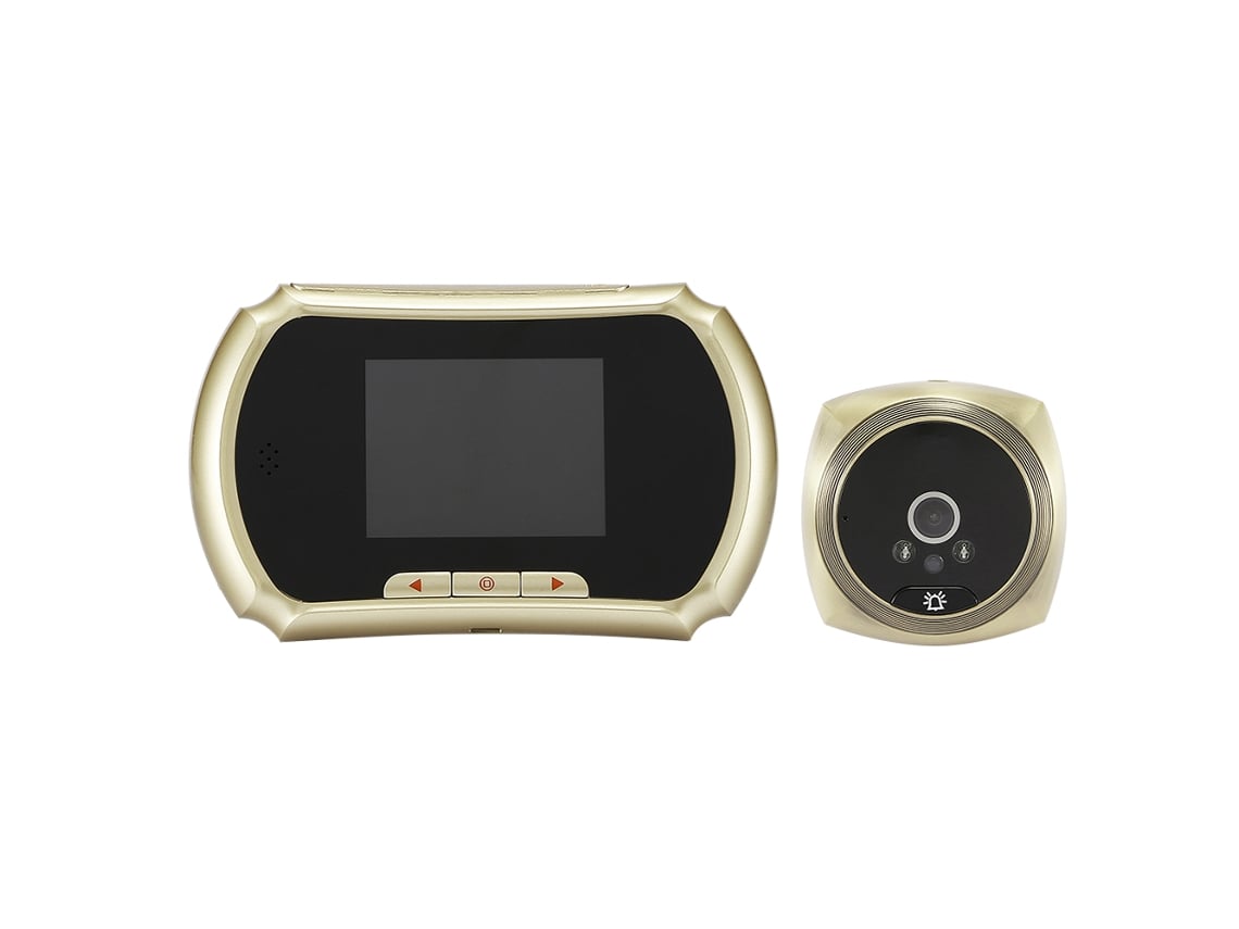 Cámara Bullseye De 1.3 Mp Con Pantalla Lcd De 3", Visión Nocturna, Pir, Detección De Movimiento, Seguridad Para El Hogar.