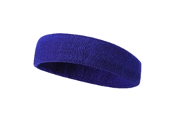 Diadema deportiva de algodón, protege la cabeza del sudor, ideal para practicar deportes. Mdug (azul)