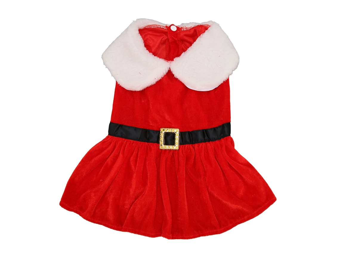 Omni-vestido Navideño De Perro Santa Amigable Con La Piel Transpirable Elástico Ropa De Invierno Para Perros Pequeños Gatos Xl