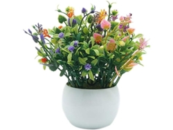 Jarrón De Plástico Chroma - Decoración De Mesa - Planta En Maceta - Baño, Encimera, Hogar