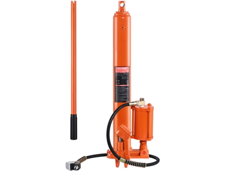 VEVOR Air Hydraulic Long Ram Jack 8Ton Clevis Base Engine Lift Hoist Single Pump (en inglés)