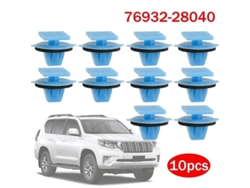 Paquete de 10 clips para embellecedores de paneles de puertas de coche, faldones laterales, protectores de pasos de rueda, Toyota Lexus CHARM