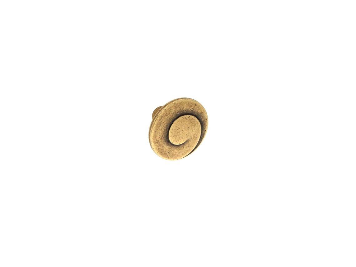 Pomo Para Muebles De Zamac Diámetro 30mm Estilo Antiguo Florence Lote De 6