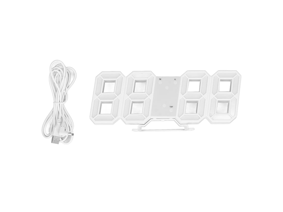 Reloj de pared adhesivo plateado sin marco para decoración