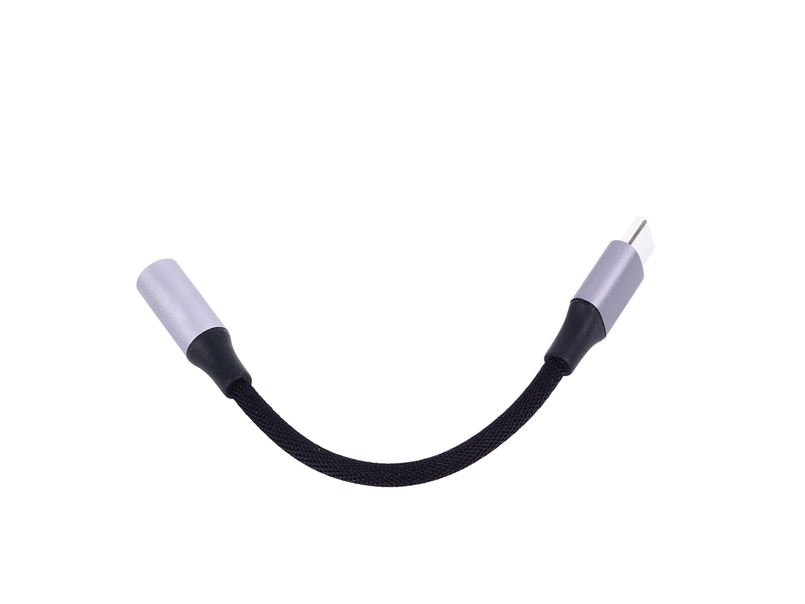 Adaptador Flexible De Auriculares Usb-c A Conector De Audio De 3,5 Mm Para Teléfonos Móviles Y Tabletas.