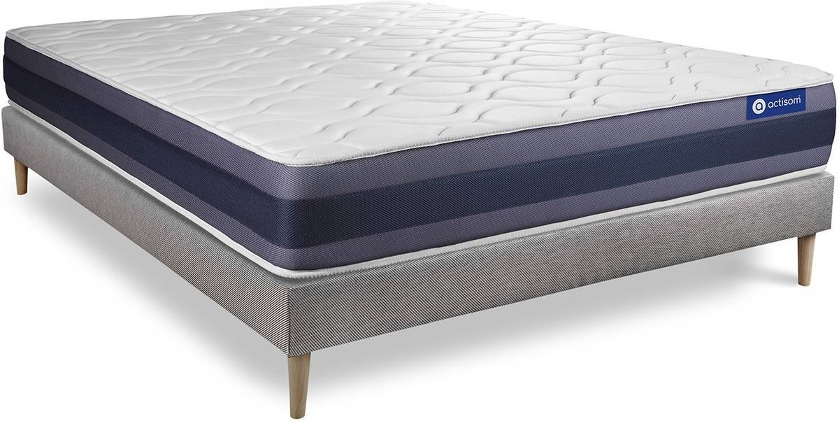 Pack Actimemo Morpho 160x200cm somier espuma 5 zonas de confort conjunto