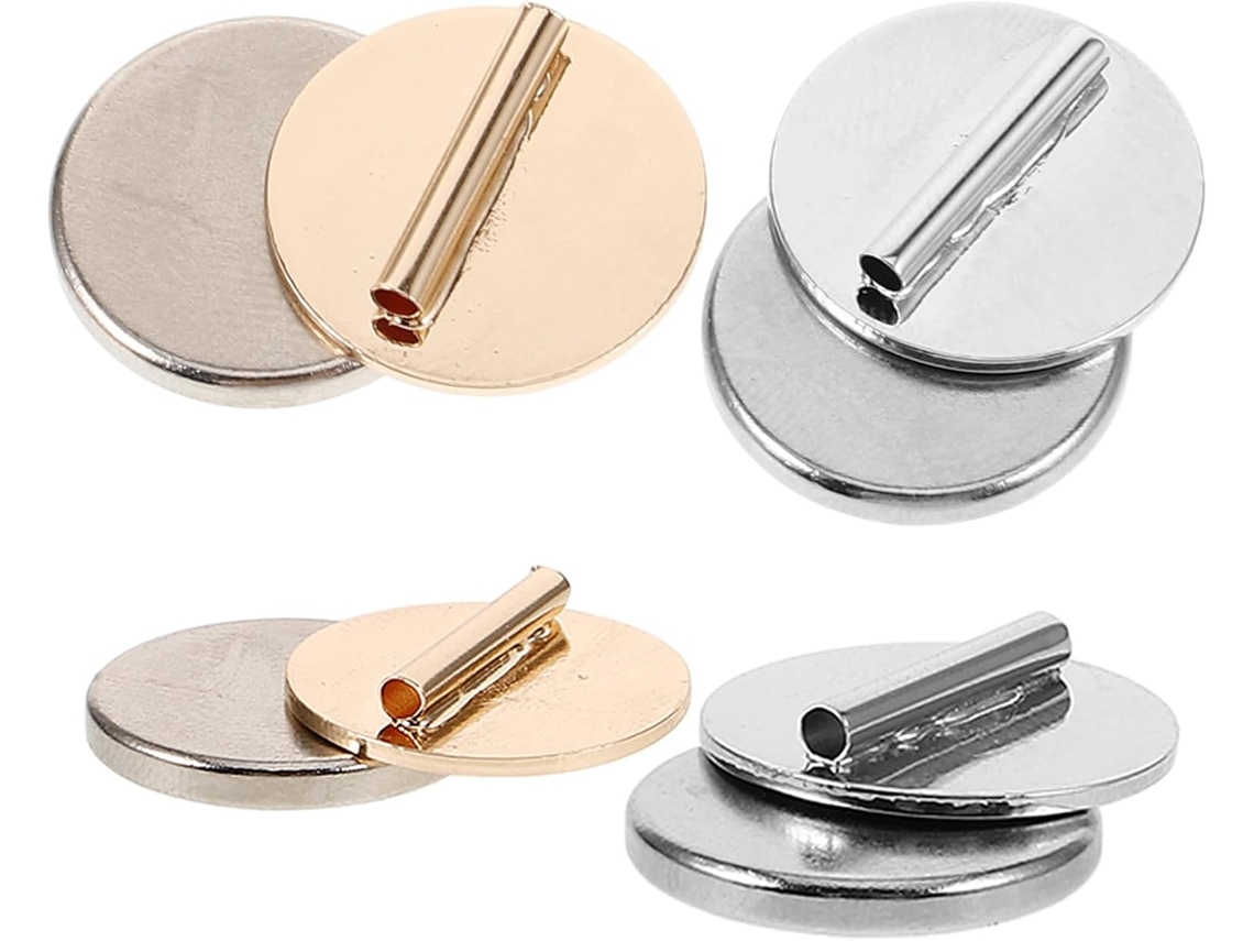 Pares De Hebillas Magnéticas De Metal, Convertidor De Pasador Magnético Reutilizable