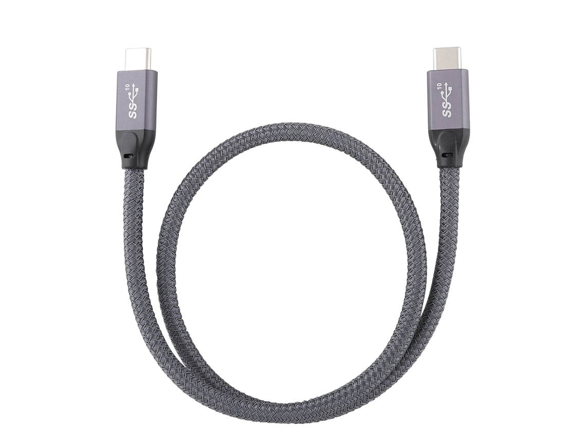 Cabo De Dados (carregamento Rápido Pd, Transferência De Dados) Usb3.1 Gen2 Tipo-c Duplo Com E-mark 5a