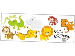 1 Pieza De Pegatinas De Pared De Animales, Vinilo Decorativo Para Pared, Papel Tapiz