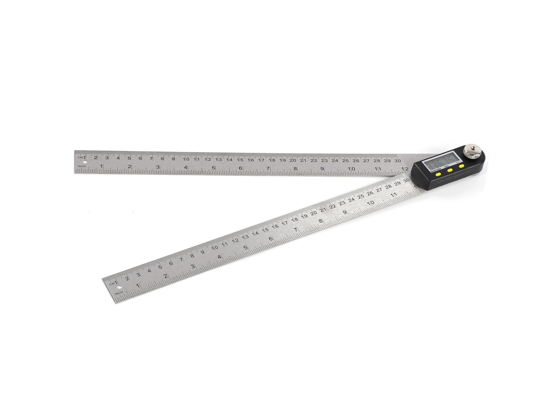 Medidor De Ángulo Digital Con Pantalla Led, Acero Inoxidable, Sistema Métrico, Sistema Imperial, 360°, Para Carpinteros