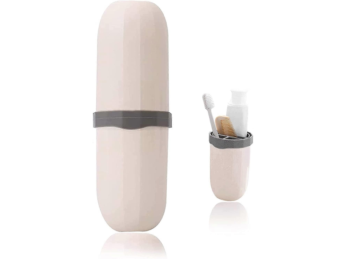 Estuche para cepillo de dientes y protector de pasta de dientes, color beige Rosewell