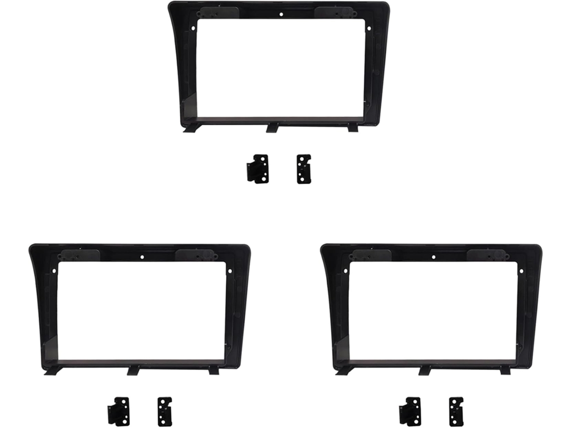 Juego De 3 Embellecedores De Radio De Coche 2din Para Jumper/boxer/ducato 2006+ Con Marco Adaptador Para Estéreo Dvd Y Salpicadero
